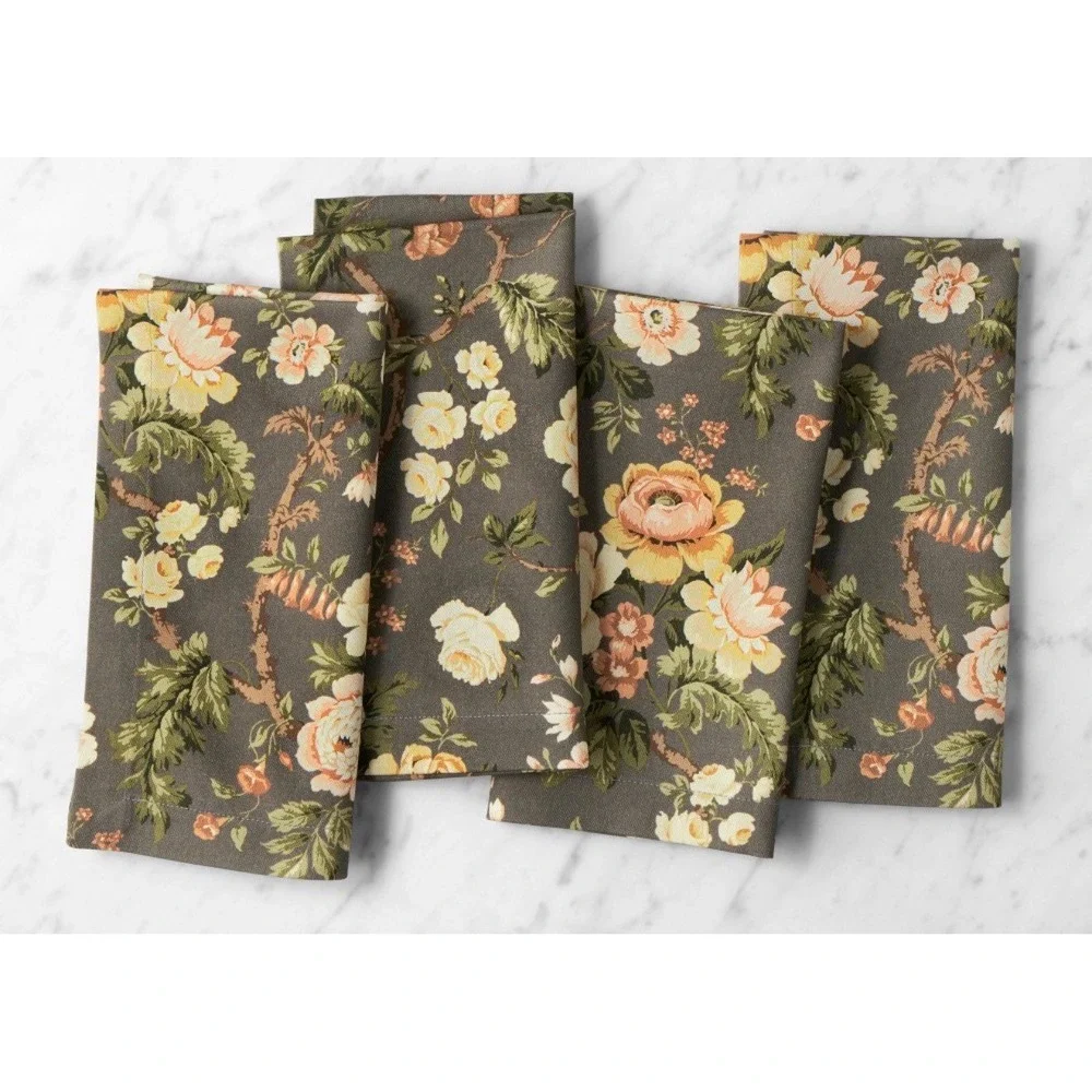 Sanderson x Williams Sonoma Hykenham Florals Napkins, Set of 8, Retail $99